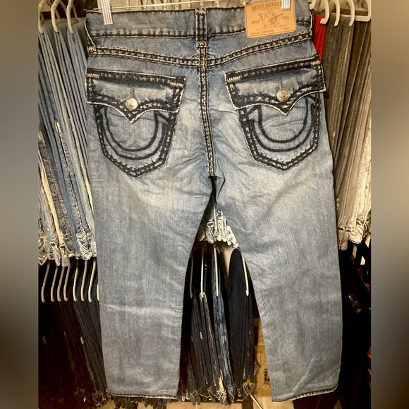 Rare! Straight Super QT in “BURNING MIGHT” wash True Religion size 34x31 - Picture 3 of 9